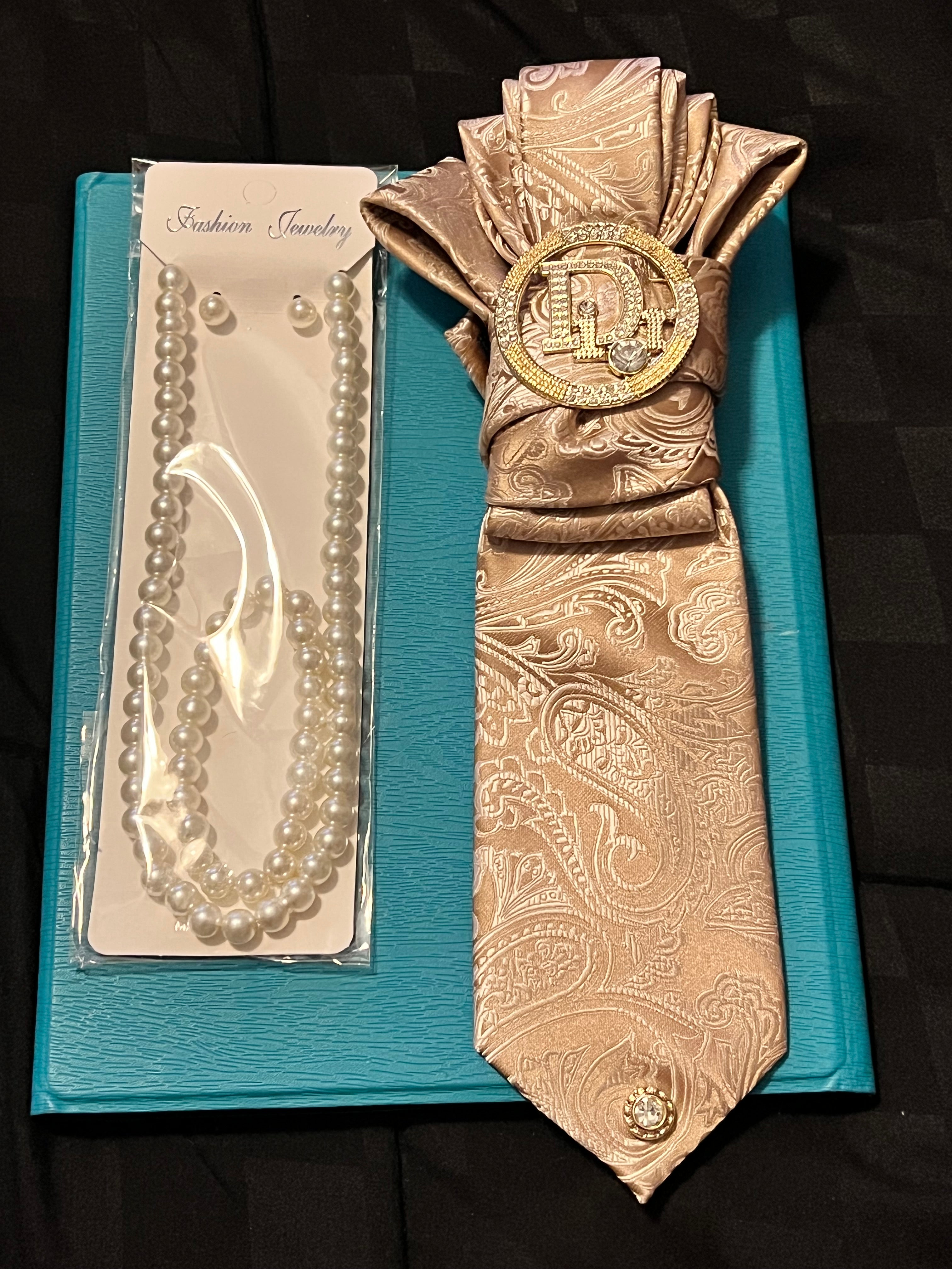 No Sew Knot Tie with Jewelry