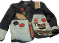 Patchwork Gucci Accented Blazer with Cap